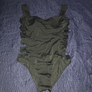 Black One-Piece Swimsuit